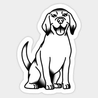 Happy Puppy Sticker